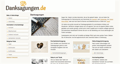 Desktop Screenshot of danksagungen.de